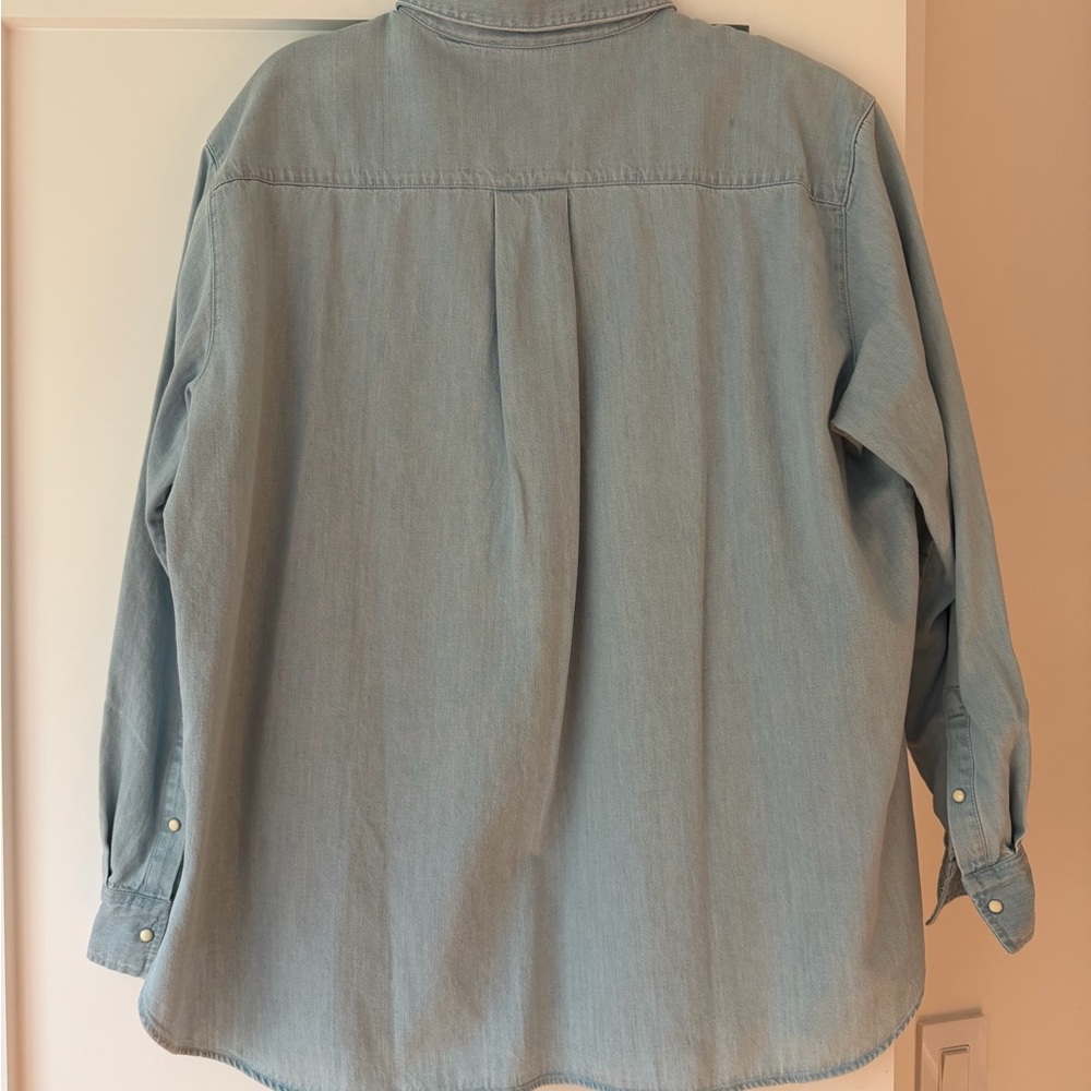 Sezane Max Shirt / Light blue denim / size 40 (M) - Picture 6 of 6